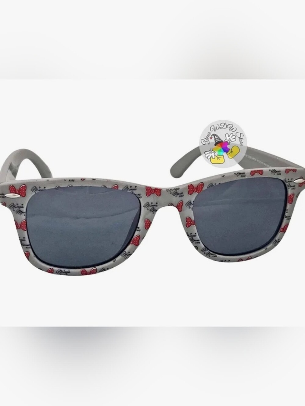 Disney Minnie red bow  Gray Sunglasses - adult size